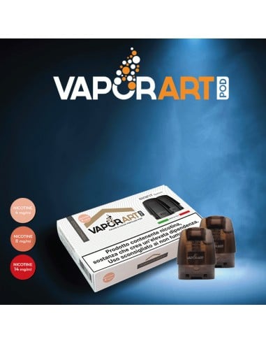 Minifit Pod JustFog VaporArt Tobacco Gold Precaricate - 2 Pezzi