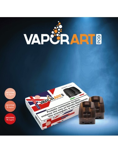 Minifit Pod JustFog VaporArt British Tobacco Precaricate - 2