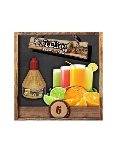 La Smorfia XXL N.6 Aroma King Liquid da 30ml Liquido Scomposto