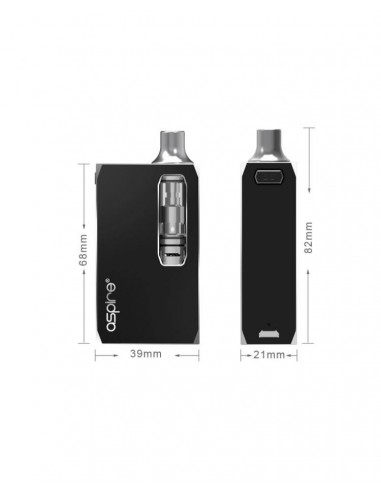K1 Stealth MTL Aspire Starter Kit with 1000mAh and 12W