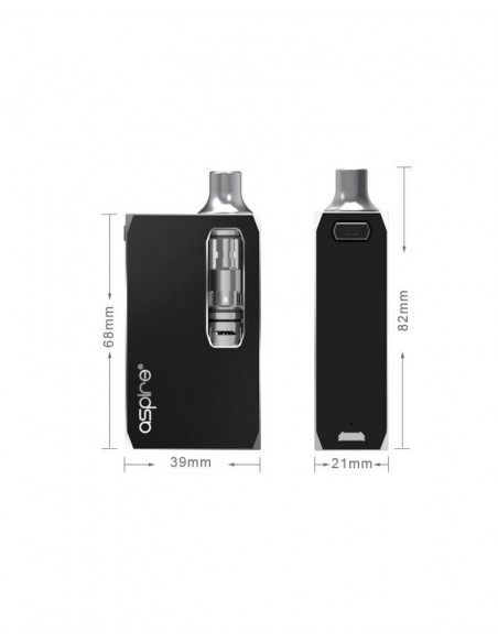 K1 Stealth MTL Aspire Starter Kit with 1000mAh and 12W