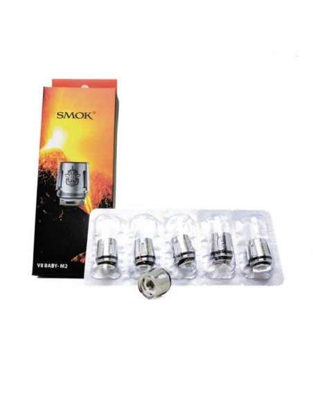 V8 baby M2 Head Coil Smok Resistenze Ricambio - 5 Pezzi