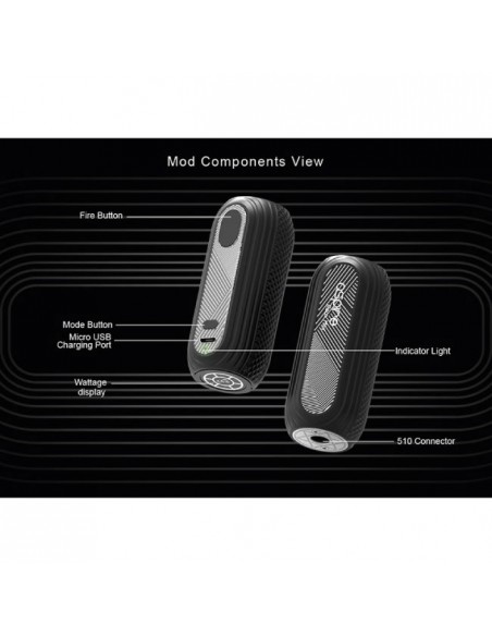 Reax Mini Kit Aspire Box Mod solo Batteria