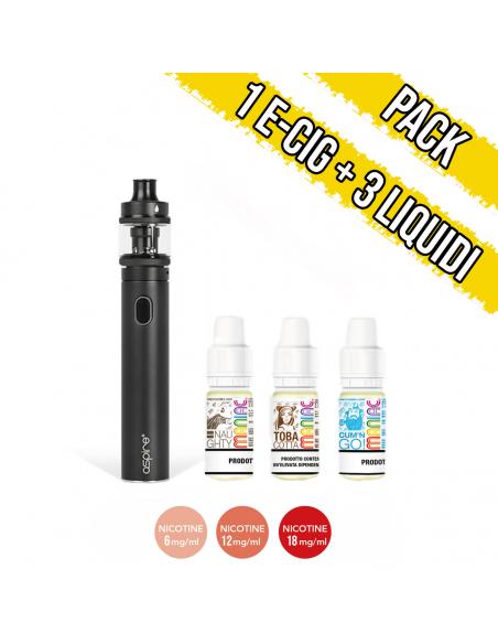 Pack per Iniziare con Kit Aspire Tigon e 3 liquidi pronti Maniac