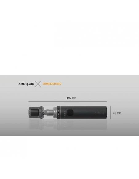 The Amo19 Kit DaOne with integrated 1100mAh battery and 2ml capacity.