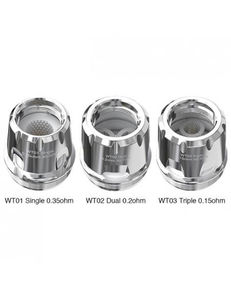 Wismec WT Resistenze Head Coil da 0.2 e 0.35 ohm - 5 Pezzi