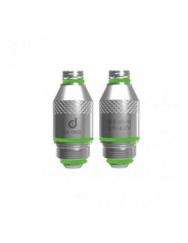 Da One Amo19 Resistenze Head Coil da 0.8ohm - 5 Pezzi