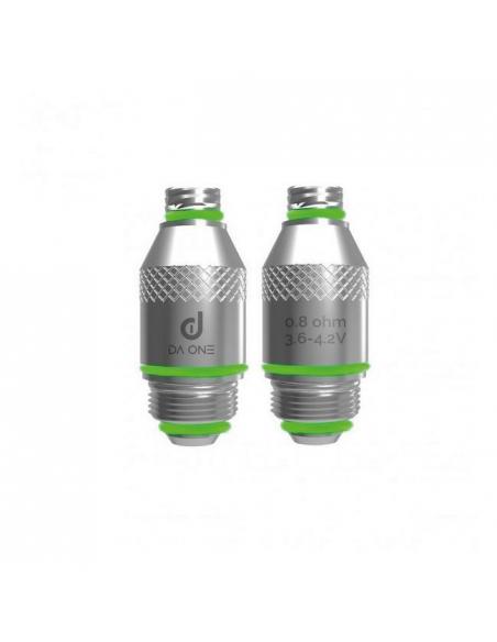 Da One Amo19 Resistenze Head Coil da 0.8ohm - 5 Pezzi