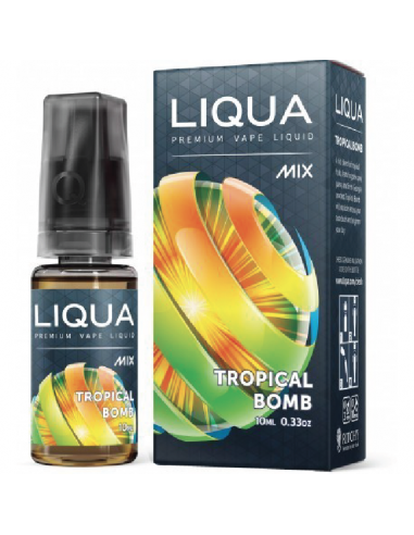 Tropical Bomb Liqua Liquido Pronto 10ml Papaia Guava Pesca