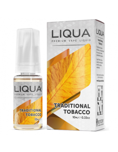 Traditional Tobacco Liqua Liquido Pronto 10ml Aroma Tabaccoso