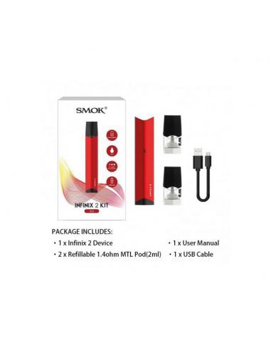 Infinix 2 Kit Pod Smok da 2 ml e Batteria Integrata da 450mAh