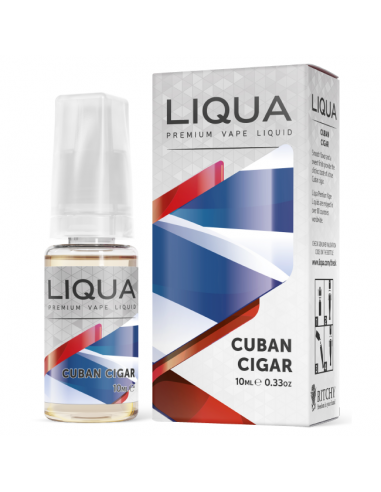 Cuban Cigar Liqua Ready-to-use 10ml Tobacco Flavor
