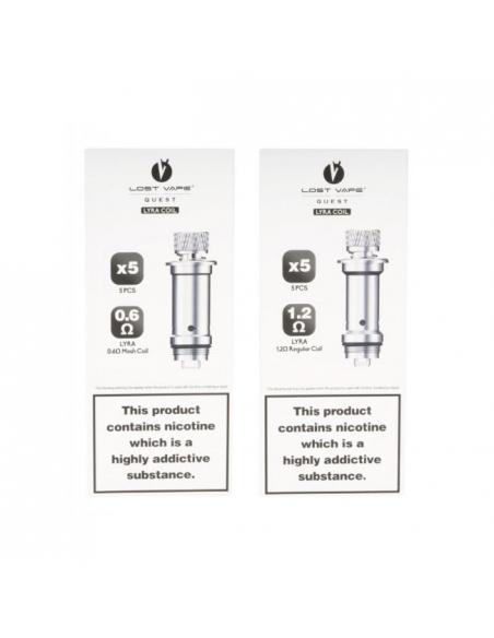 Lyra Lost Vape Resistenze Head Coil - 5 Pezzi