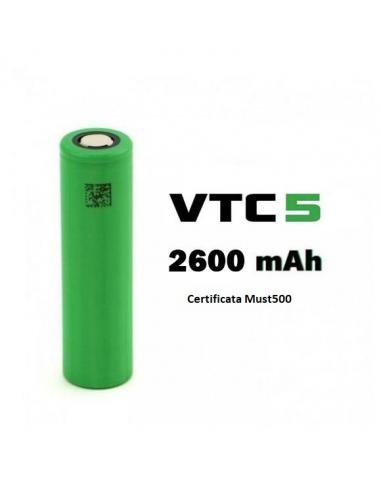 Sony VTC5 18650 2600 mAh 30A Certified Must500