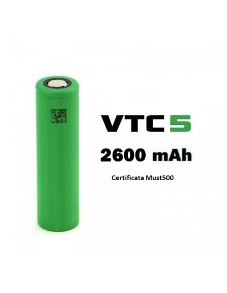 Sony VTC5 18650 2600 mAh 30A Certified Must500