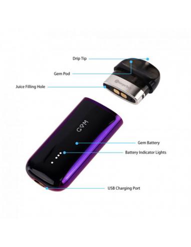 Gem Pod Kit Complete with Integrated Battery by Kangertech