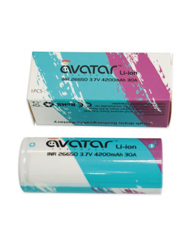 Batterie Avatar INR 26650 al Litio Ricaricabili