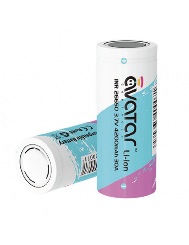 Batterie Avatar INR 26650 al Litio Ricaricabili
