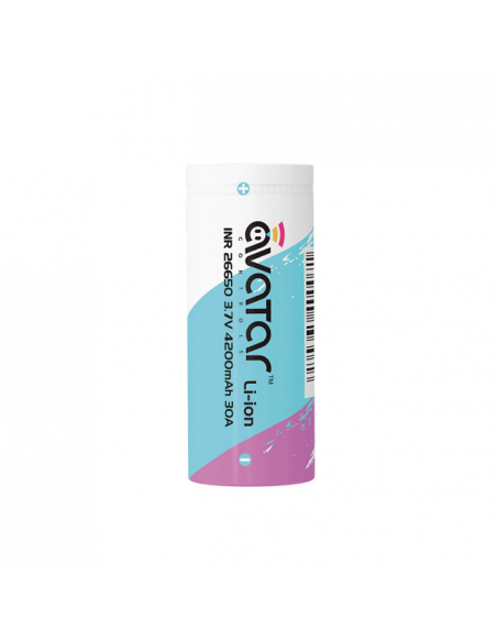 Rechargeable Lithium INR 26650 Avatar batteries