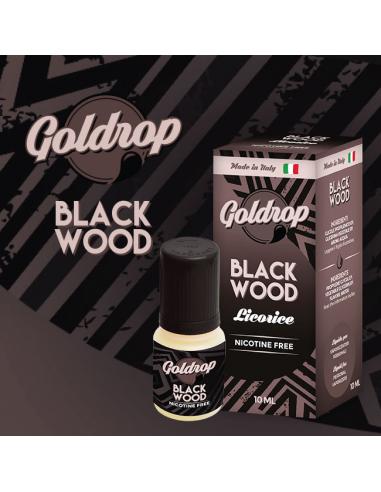 Black Wood di Goldrop Liquido Pronto da 10ml Aroma Liquirizia