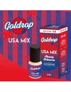 USA Mix of Goldrop Ready Liquid 10ml Tobacco Flavor