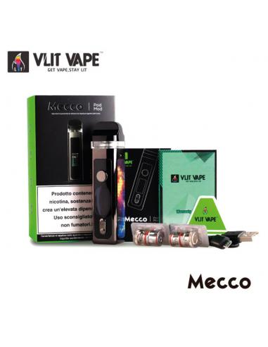 The Mecco Pod Mod Starter Kit by Vlit is an All-in-One Kit with Battery.