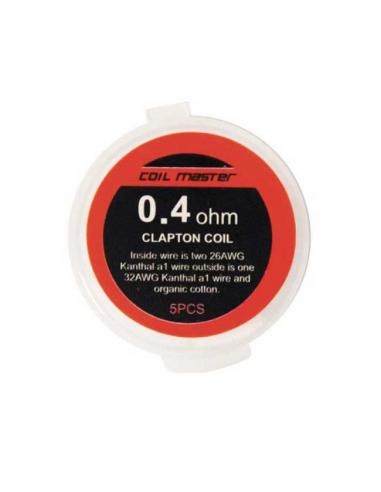 Resistenze Pronte Clapton Coil Master - 5 Pezzi