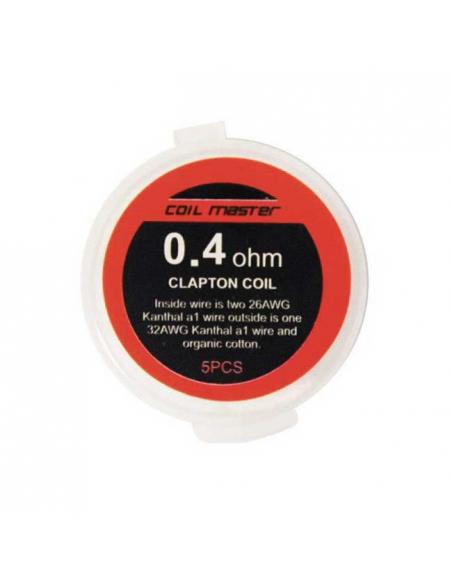 Clapton Ready Resistors Coil Master - 5 Pieces