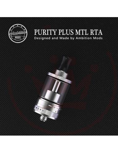 Purity Plus MTL RTA Atomizzatore di Ambition Mods Rigenerabile