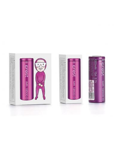 Batteries Efest 18500 with 1000mAh 15A (Industrial Use)