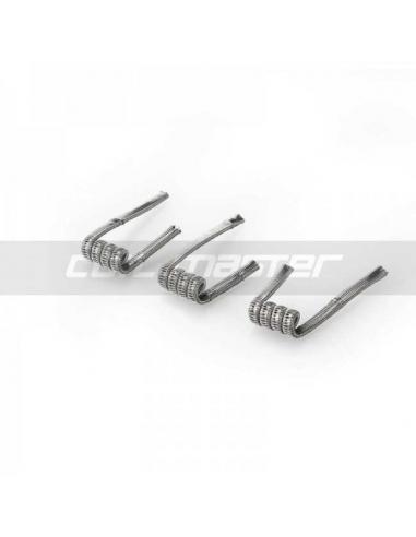 Resistenze Pronte Staggered Fused Clapton Coil Master - 3 Pezzi