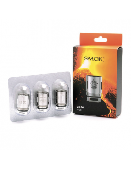 V8-T6 Resistenza Smok Head Coil per Atomizzatore TFV8 Cloud