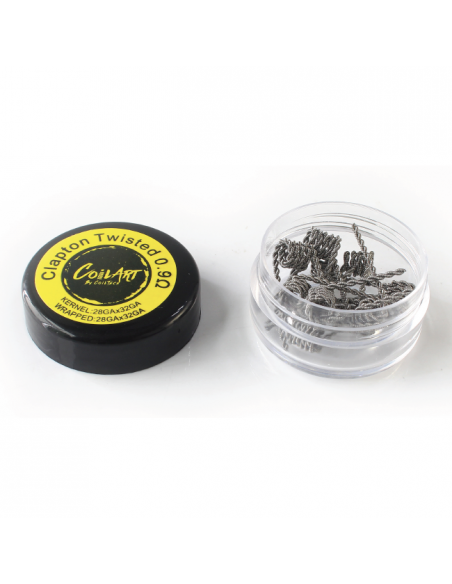 CoilART Coil Clapton Twisted Pronte - 10 Pieces