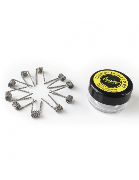 CoilART Coil Clapton Twisted Pronte - 10 Pieces