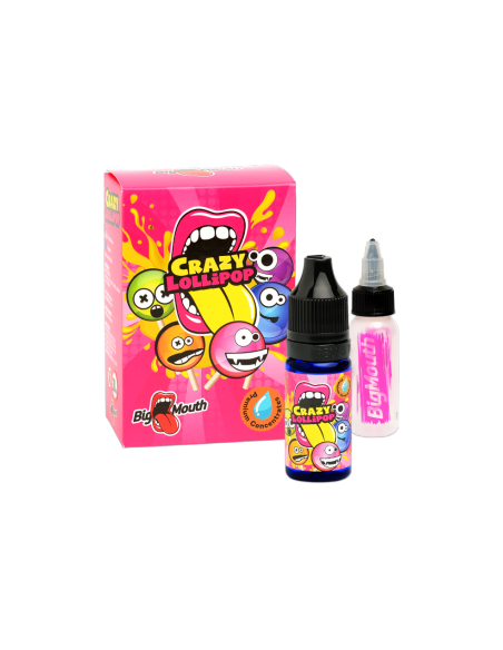 Crazy Lollipops Aroma Bigmouth Liquid 10 ml Candy