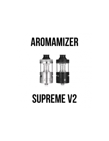 Aromamizer Supreme V2.1 RDTA Atomizer Steam Crave 25mm.