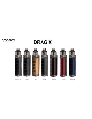 Drag X Pod Mod Voopoo Kit liquido 4,5 ml potenza 5-80 W