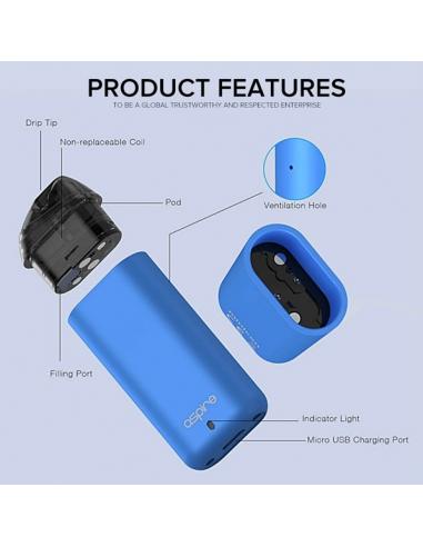 Minican Kit Pod Mod by Aspire with integrated 350mAh battery