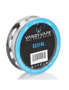 Filo per resistenza Vandy Vape SS316L Wire 24GA - 9mt