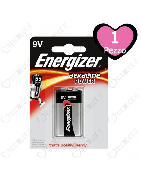 Energizer 9V Alkaline Power Transistor - Blister of 1 Battery