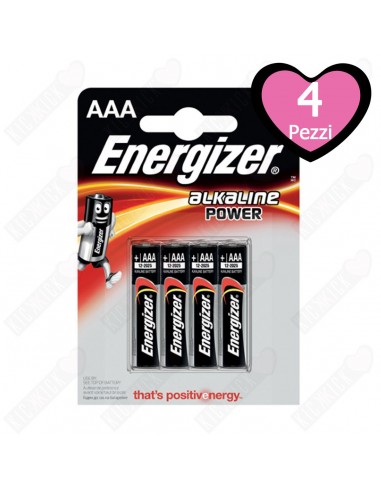 Ministilo Energizer AAA Blister 4 pezzi