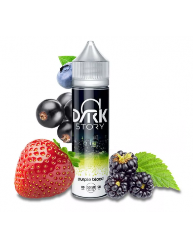 Purple Blood Liquid Alfaliquid 50 ml Ribes Mora Blueberry Flavor