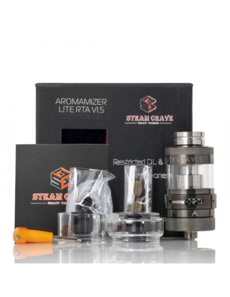 Aromamizer Lite RTA V1.5 23mm Atomizer by Steam Crave