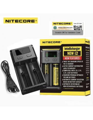 New I2 Universal Battery Charger Nitecore - 4 Slot