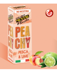Peachy Mental 4 Liquid Smoke Ready 10 ml Peach and Lime Flavor