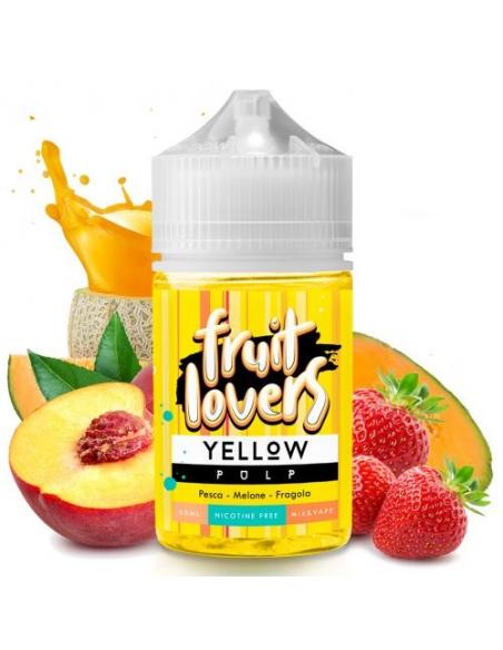 Yellow Pulp Liquido Super Flavor 50 ml Aroma Pesca Melone e