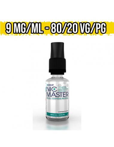 Nicotine in Neutral Base 80VG / 20PG 10 ml Nic Master