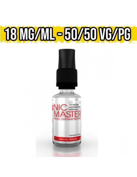 Nicotina in Base Neutra 50VG / 50PG 10 ml Nic Master