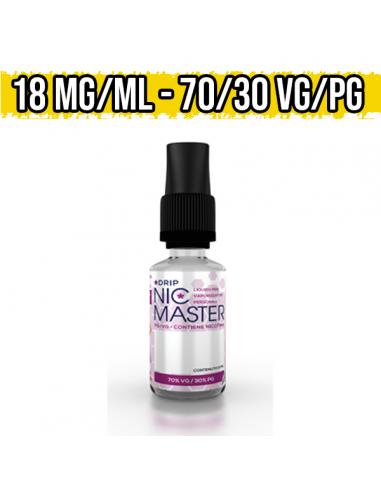 Nicotine in Neutral Base 70VG / 30PG 10 ml Nic Master