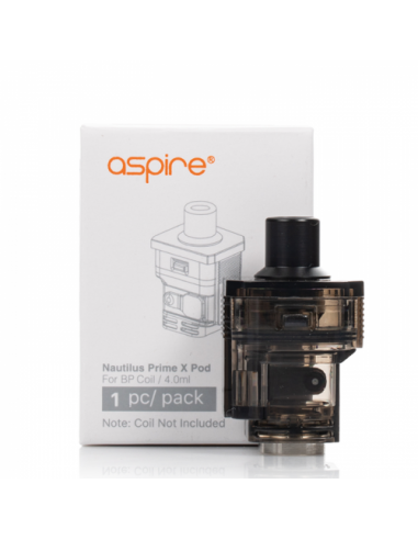 Nautilus Prime X Pod Cartridge Aspire 4 ml and 4.5 ml Empty Without